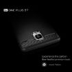OnePlus 3T Carbon Fiber TPU Rugged Armor Case - Dark Blue - 5