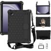 Samsung Galaxy Tab A9+ 11 X216B Tablet Case with Strap - Black - 1