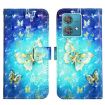 Motorola Edge 40 Neo Leather Phone Case - Golden Butterfly - 3