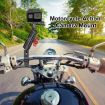 PULUZ Motorcycle Handlebar Crab Clamp CNC Metal Magic Arm Rod Mount - 2