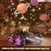Q169 2.4G Magic Color Projection Stunt RC Car - Black Blue - 8