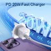 JOYROOM JR-TCF02 PD Type-C 20W Mini Charger - UK Plug (Black) - 2