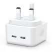 NORTHJO NOGAN3502 GaN PD PPS 35W Dual USB-C Wall Fast Charger - UK Plug - 2