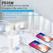 35W PD3.0 USB-C Dual Port Charger for iPhone/iPad - EU Plug - 4