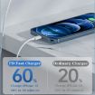 35W PD3.0 USB-C Dual Port Charger for iPhone/iPad - EU Plug - 5