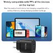 Yesido YC54 Dual USB-C/Type-C Travel Charger with 1m Cable EU Plug - 8