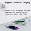 USAMS PD35W Dual Type-C Port GaN Fast Charger, UK Plug - Black - 4