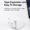 USAMS PD35W Dual Type-C Port GaN Fast Charger, UK Plug - White - 5