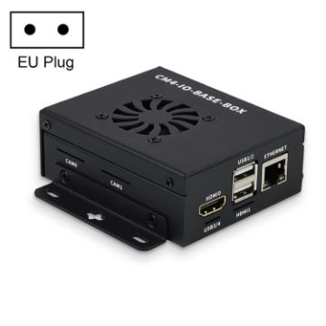 Waveshare Mini IO Board Full Ver Mini-Computer Base Box with Metal Case & Cooling Fan - 1