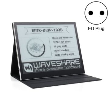 Picture of Waveshare 10.3 inch E-Paper Monitor External E-Paper Screen for MAC/Windows PC (EU Plug)