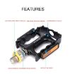 PROMEND Quick Release Aluminium Bike Pedals - 8