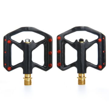 Carbon Fiber + Titanium Road Bike Pedals - Black - 1