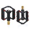 Carbon Fiber + Titanium Road Bike Pedals - Black - 2