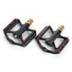 Carbon Fiber + Titanium Road Bike Pedals - Black - 3