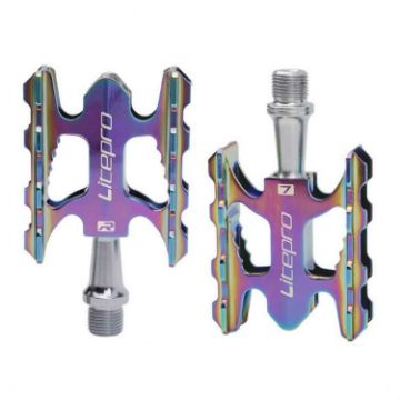 Litepro Ultralight Folding Bike Pedal K3 - Electroplating Colorful - 1