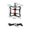 WEST BIKING YP0802080 Bicycle Aluminum Alloy Pedal Blue - 3