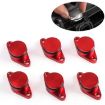 6 PCS 33mm Swirl Flap Delete Removal Blanks for BMW M57 - 1