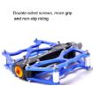 Mountain Bike Aluminum Alloy Non-Slip Pedal (Red) - 3
