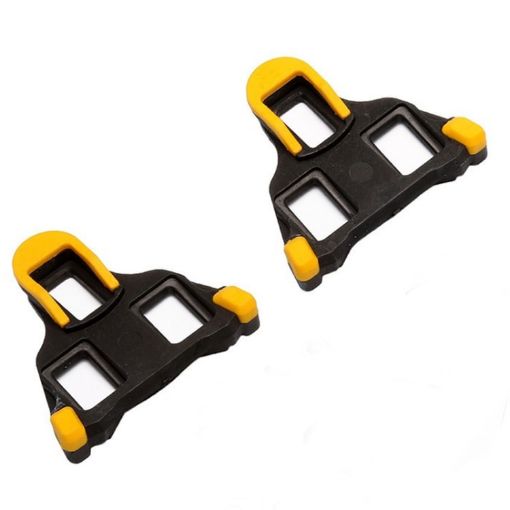 Bicycle Splint Set 6 Degrees Road Lock Plate for Road Bike Shoes - Yellow - 1
