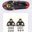 Bicycle Splint Set 6 Degrees Road Lock Plate for Road Bike Shoes - Yellow - 5