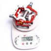 MPEDA Mountain Bike Bearing Pedal - White Red - 4