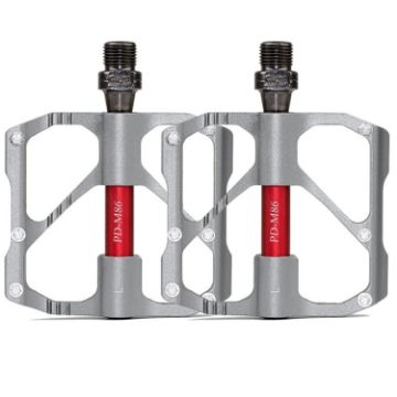 PROMEND Mountain Bike Aluminum Pedals - 1 Pair (PD-M86 Titanium) - 1