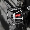 West Biking Mountain Bike Aluminum Pedal - Lightweight Silver - 8