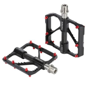 PROMEND Titanium Axle Carbon Tube Bicycle Pedal - 1 Pair - 1