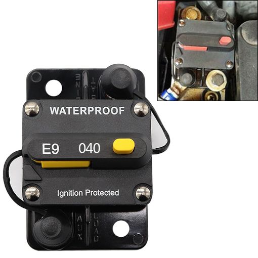 Off-road Vehicle 40A Manual Circuit Breaker - Overcurrent Protector - 1