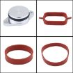 4x22mm Car Swirl Flap Air Intake Repair Kit - Silver - 3