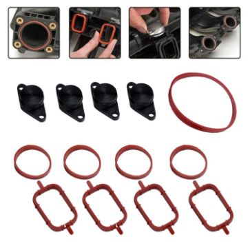 4x22mm Car Swirl Flap Air Intake Repair Kit - Black - 1