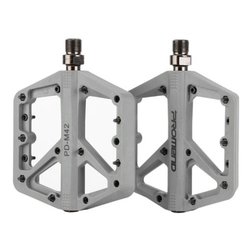 PROMEND PD-M42 Mountain Bicycle Pedals (Grey) - 1 Pair - 1