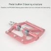 PROMEND PD-M88 Mountain Bike Aluminum Pedals - 1 Pair (Black) - 4