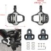 PROMEND PD-R95P Road Bicycle Pedals - 1 Pair (Black) - 3