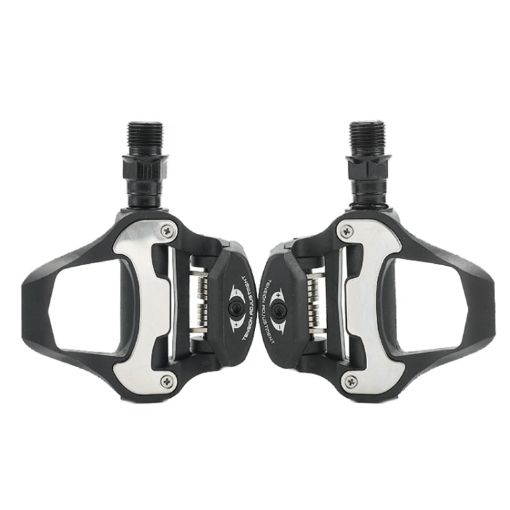 RACEWORK 01455 Road Bike Self-locking Pedals - Black - 1