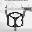 West Biking Carbon Fiber Mountain Bike Pedal - Black - 5