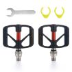 Carbon Fiber Bicycle Quick Release Pedals - Red Axis - 1