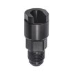 AN6 3/8 Tube Fuel Rail Quick Connect Fitting Adapter - Black - 1