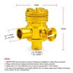 Red Pressure Relief Valve for Volkswagen GTi Jetta/Audi A3 A4 A6 TT - 4