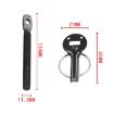 Universal Car Aluminum Alloy Hood Pin Bonnet Lock - Black - 2