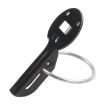 Universal Car Aluminum Alloy Hood Pin Bonnet Lock - Black - 3