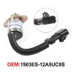 Kubota V1505 R90 Fuel Shutdown Solenoid Valve - 1503ES-12A5UC9S - 2