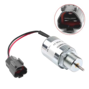 Mitsubishi/Volvo Mahindra Max28 Car Fuel Shutoff Solenoid Valve SA-3725-12 - 1