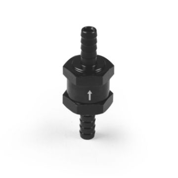 6mm Car Aluminium Alloy Fuel Petrol One Way Non Return Check Valve - 1