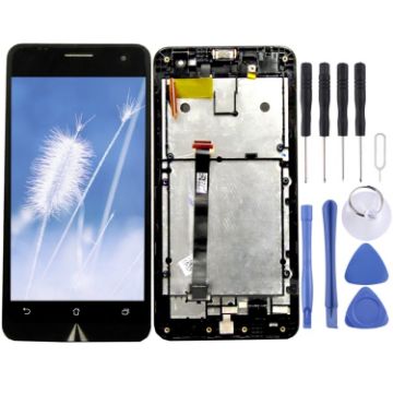 OEM LCD Screen for Asus Zenfone 5 Digitizer Full Assembly with Frame - 1