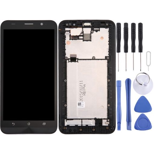 OEM LCD Screen for Asus ZenFone 2/ZE550ML Digitizer Full Assembly with Frame - 1