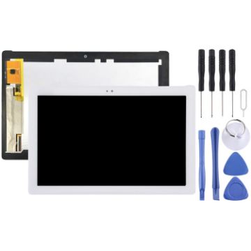 OEM LCD Screen for Asus Zenpad 10 Z300 Full Assembly (White) - 1