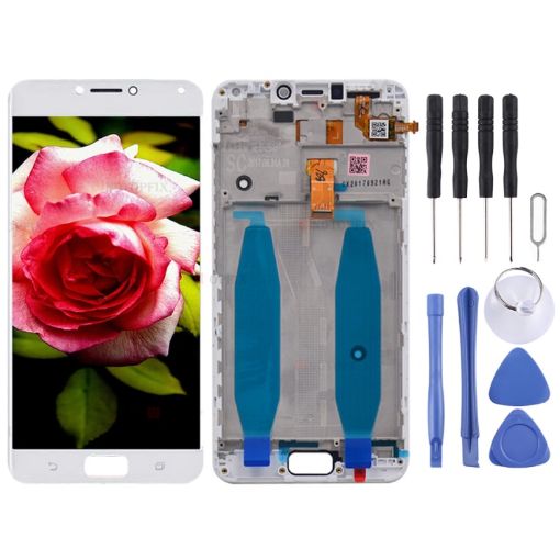 OEM LCD Screen for Asus Zenfone 4 Max ZC554KL X00ID White - 1