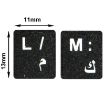 French & Arabic Learning Keyboard Layout Sticker for Laptop/Desktop - Buy Now - 3