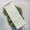 3 PCS Luminous Hebrew Keyboard Stickers - Desktop Computer & Notebook - 1